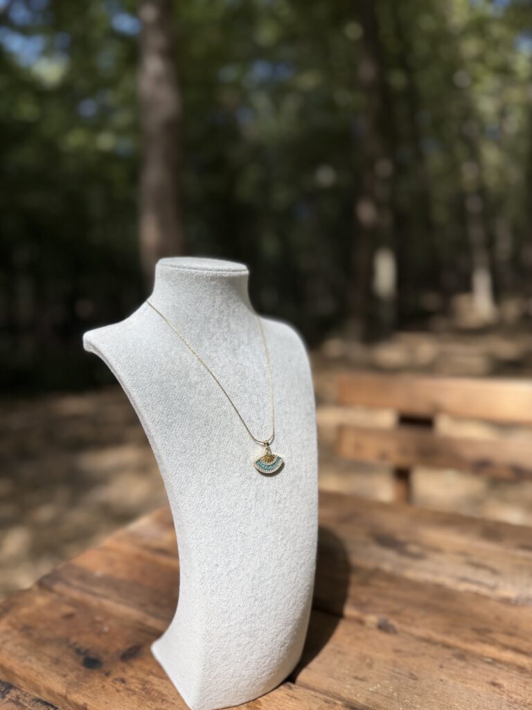 Gold Turkuaz Kolye