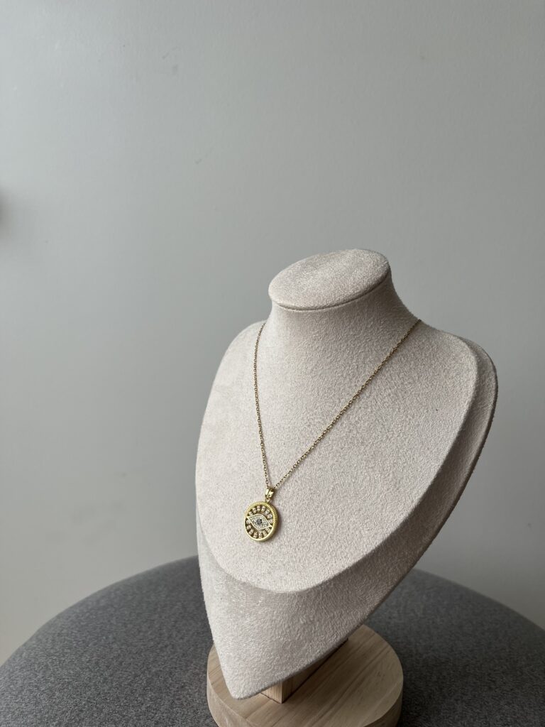 Gold Göz Kolye