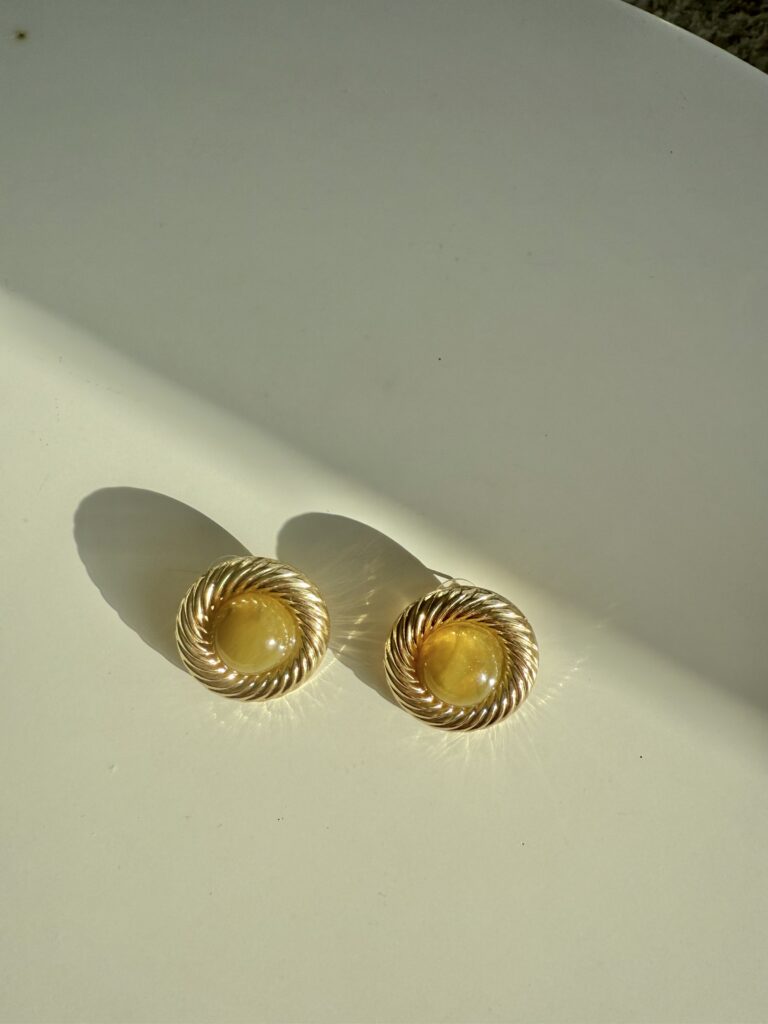 Gold Yeşil Küpe