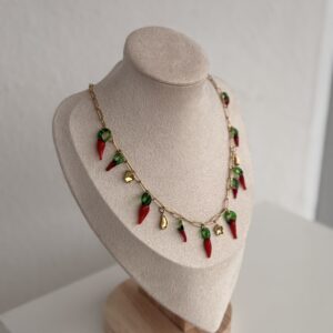 Gold Döküm Biber Kolye