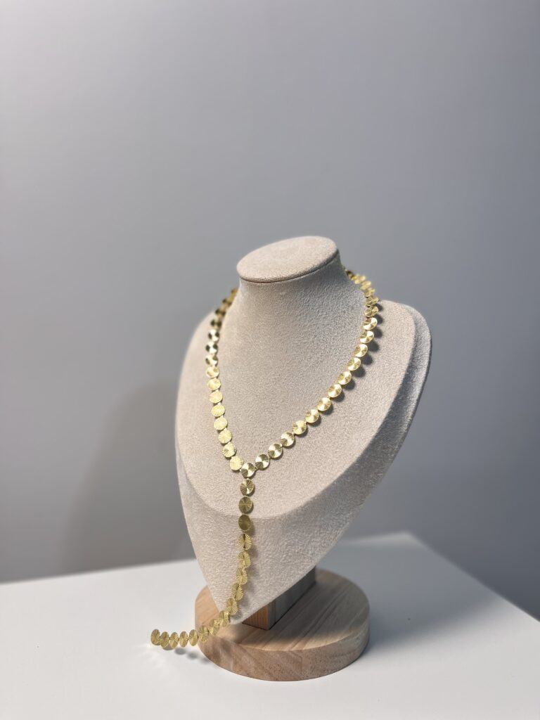 Gold pul Y kolye