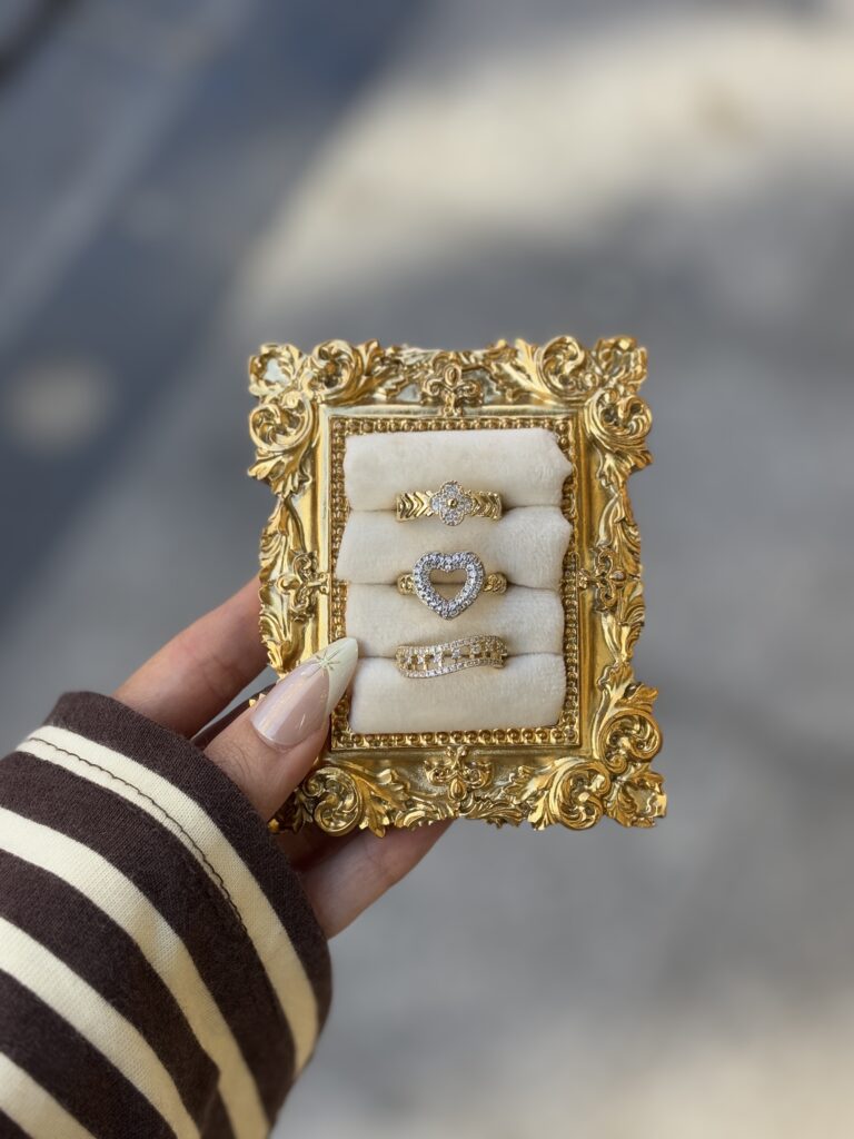 Gold Kalp 3’lü Yüzük Kombin